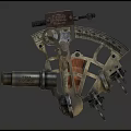 modern radio six-element instrument 3d model