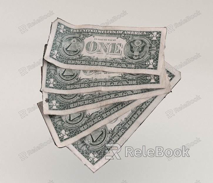 US Dollar Banknotes model