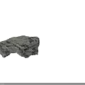 Natural Gray Stone Block With Rough Surface And Natural Texture For Decorative Applications 3d model