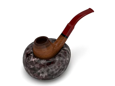 Modern pipe 3d model