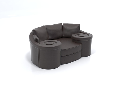 Sofa Combination Sofa Casual Sofa Office Sofa Leather Sofa Fashion Sofa Combination 3d model