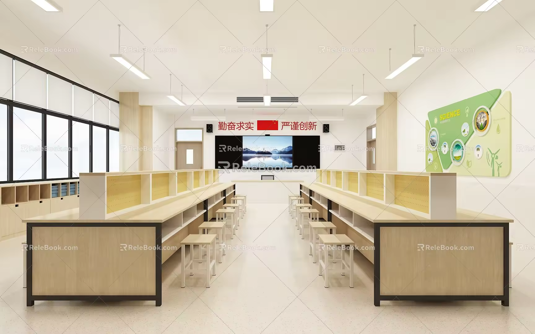 General Technical Classroom General Classroom 3d model