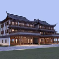 Chinese-style ancient dwellings 3d model