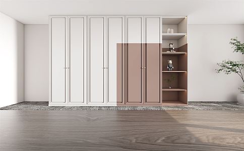 Modern wardrobe 3d model