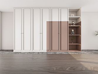 Modern wardrobe 3d model