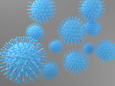 High Precision Medical Devices for Virus Particle Research and Detection Applications 3d model