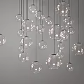 Modern Crystal Ceiling Crystal Ball Ceiling Round Ceiling Semi-Circular Ceiling Spherical Ceiling Random Spherical Ceiling 3d model