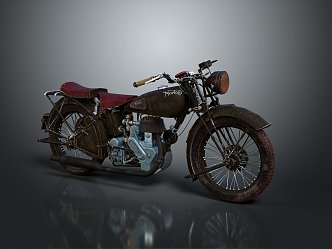 INDUSTRIAL LOFT MOTORCYCLE TWO ROAD MOTORCYCLE ROAD RACING MOTORCYCLE 3d model