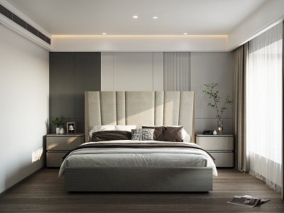 Modern Bedroom 3d model