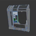 Projection Monitoring System With Metal Enclosure And Technical Control Components