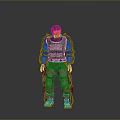 Mechanical Reinforced Full Body Protective Suit With Armor Components For Daily Use
