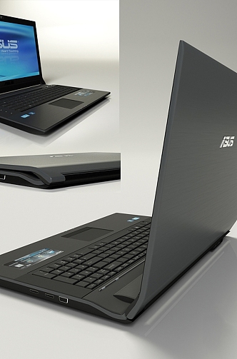 Asus Laptop Asus Brand Computer Laptop Digital Product Display 3d model