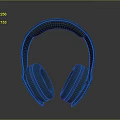 Black Over Ear Headphones Electronic Audio Device With Comfortable Design And Modern Look