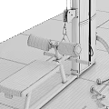 Sturdy Multifunctional Home Fitness Equipment With Adjustable Seat Sturdy Steel Frame And Cable System