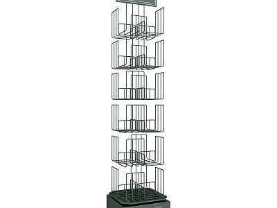 Custom Rack Display Rack Product Rack Iron Rack Roller Rack Rotating Rack Steel Structure Game Plate Jewelry Rack Vertical Display Rack Hook Shopping Mall Shelf 3d model