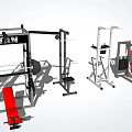 Titan Multi Functional Fitness Equipment With Power Rack Weight Bench And Dumbbell Rack