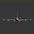 ZBC Pacific Airliner Aerospace Model Features Detailed White Red Blue Livery Design
