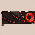 AMD R 9 290X-Series Graphics 3d model