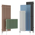 Modern Radiators With Colorful Designs And Thermostat Control For Home Heating Solutions