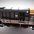 British Rail Diesel Shunter Train With Yellow Black Silver Body Red Wheels And 08117 Number