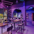 Bar 3d model