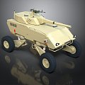 Bulletproof Car Armed Jeep Armed Car Armed Bulletproof Car Military Jeep Off-road Jeep Humvee 3d model