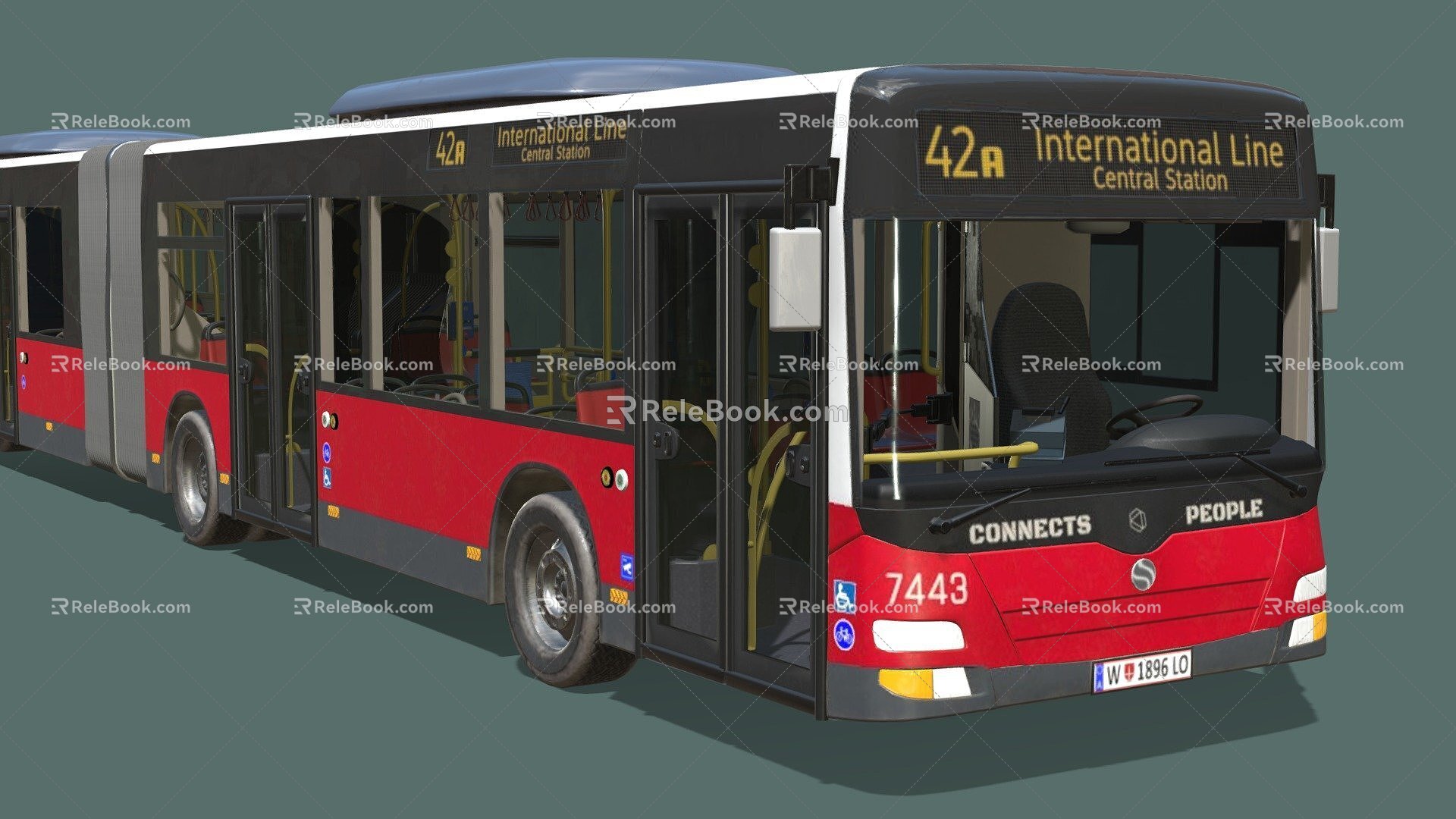 city bus 3d model