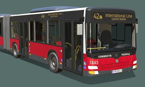 city bus 3d model