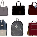 Fashionable Bags Collection with Tote Backpack and Crossbody Styles in Various Colors