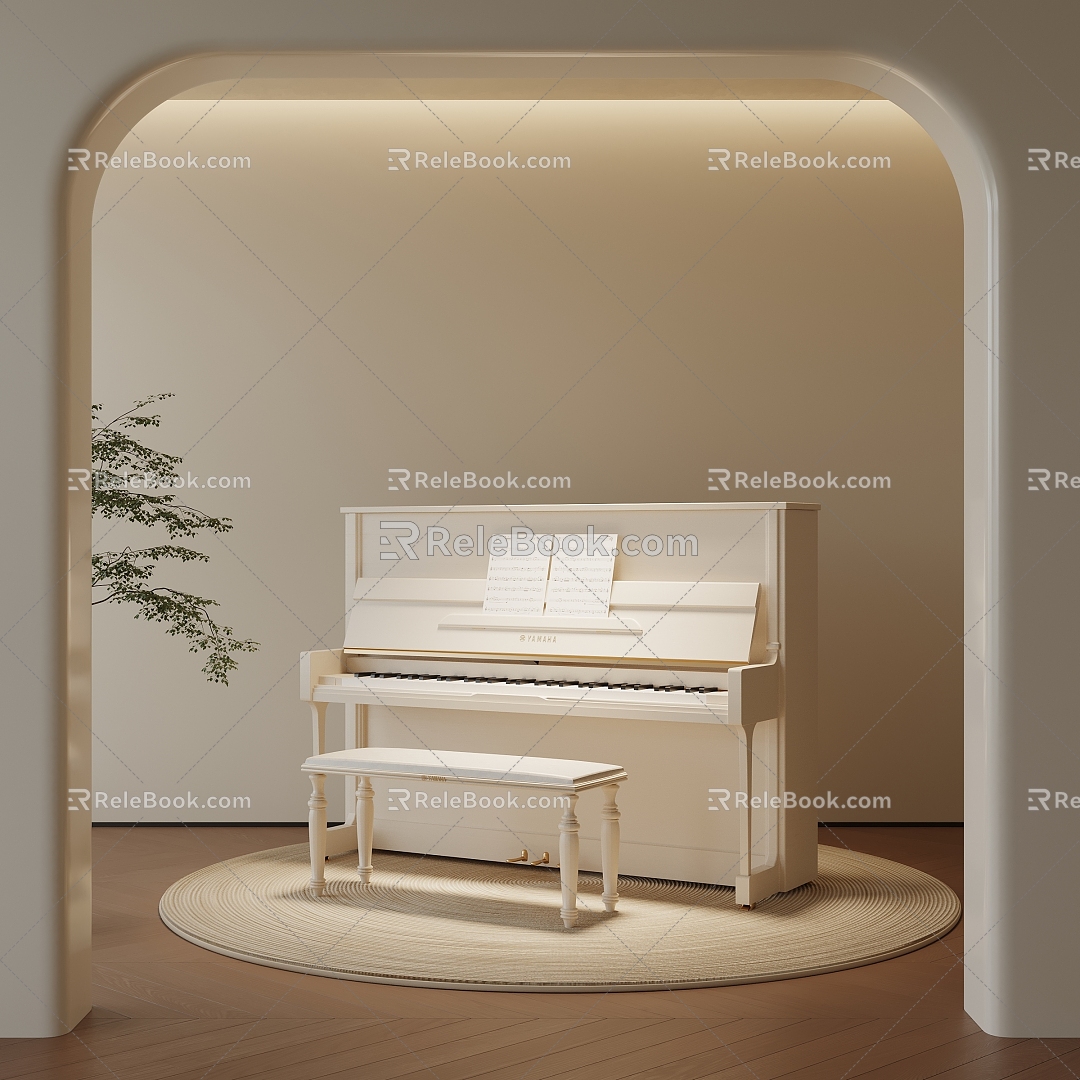 Piano 3d model