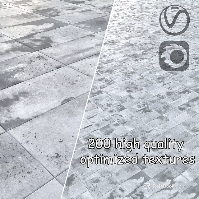200 High Quality Optimized Textures For Construction And Design Use 3d model 
