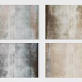 Vintage Textured Square Rugs in Multicolor Rustic Patterns for Home Decor