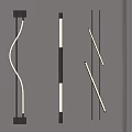 Simple wall lamp 3d model