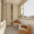 Modern Dental Clinic Interior Design With Dental Chair Medical Equipment And Cabinets