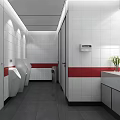 Modern toilet 3d model