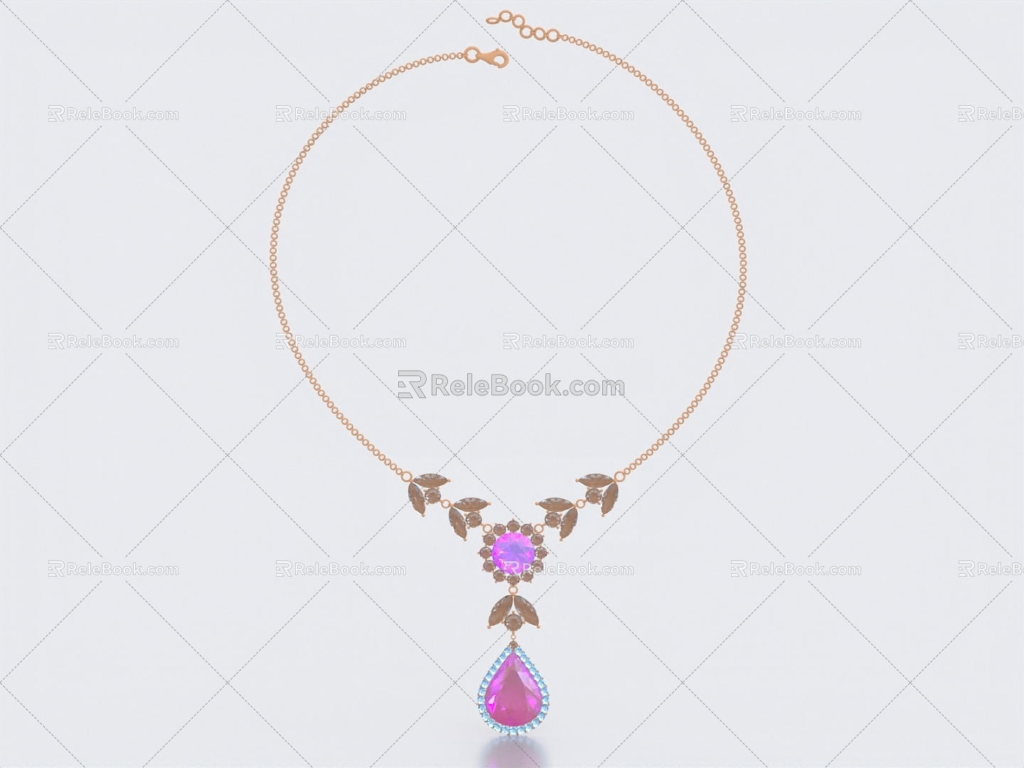 Necklace Jewelry 3d model