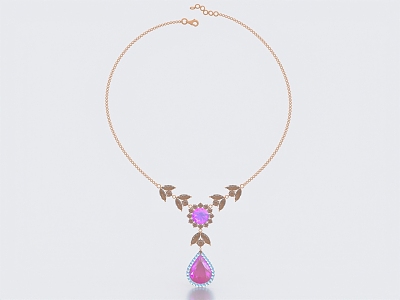 Necklace Jewelry 3d model