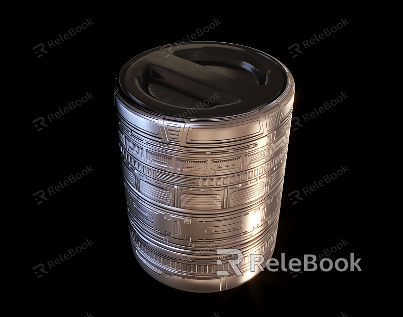 Modern water cup props model