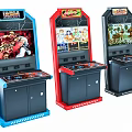 Modern game arcade 3d model
