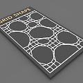 Modern Decorative Line Grid Line 3d model