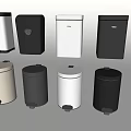 trash can 3d model