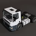 DAF CF Commercial Truck White Cab Modern Exterior Design Features