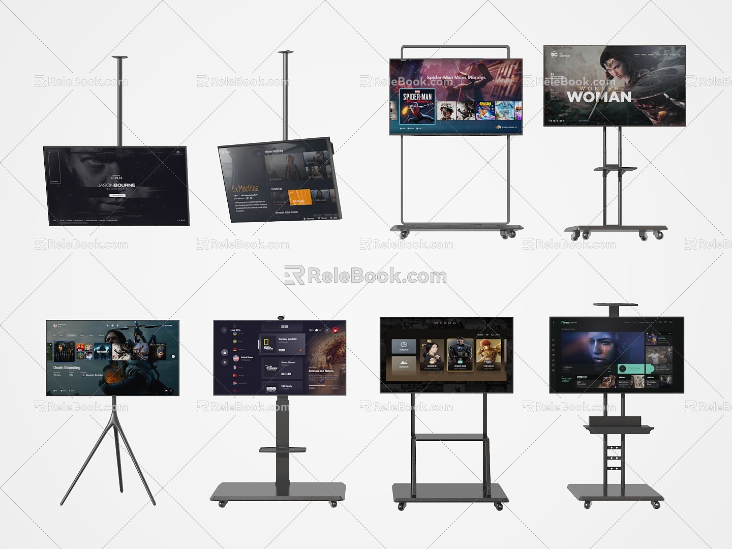 TV TV frame mobile TV TV screen advertising screen TV screen display screen model