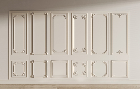 Wall panel 3d model