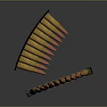 Bullets Pistol Bullets Rifle Bullets Machine Gun Bullets Ammunition Bullet Box Bullets Shooting Bullets 3d model