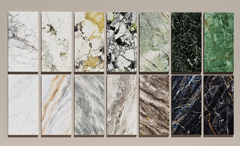 Wall Panel Marble Wall Panel Marble Rock Slab 3d model