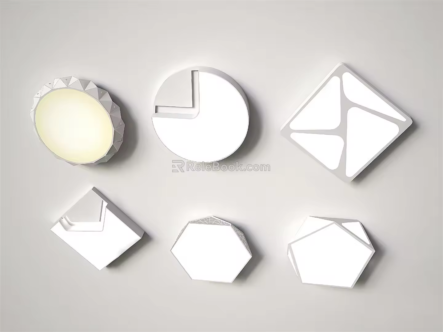 Modern Ceiling Lamp Ceiling Lamp Combination Geometric Ceiling Lamp Creative Ceiling Lamp Ceiling Lamp Wall Lamp Combination 3d model