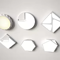 Modern Ceiling Lamp Ceiling Lamp Combination Geometric Ceiling Lamp Creative Ceiling Lamp Ceiling Lamp Wall Lamp Combination 3d model