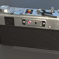 Vintage Yashica Digital Camera With Silver Body And Xenar Lens Design