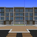 SU model of new Chinese-style multi-storey residence 3d model
